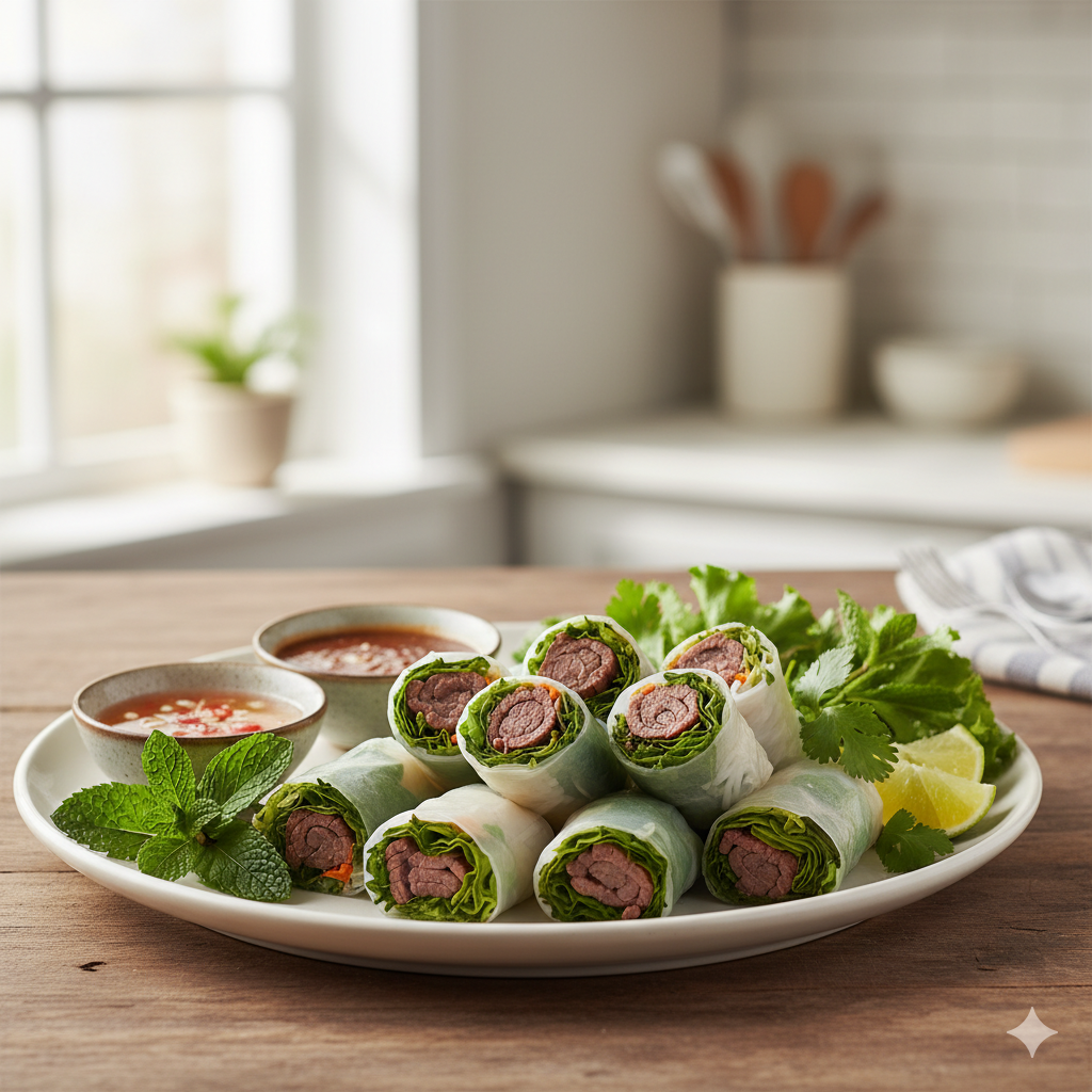 Cách làm Phở cuốn chuẩn vị Hà Nội tại nhà – Đơn giản mà ngon khó cưỡng!