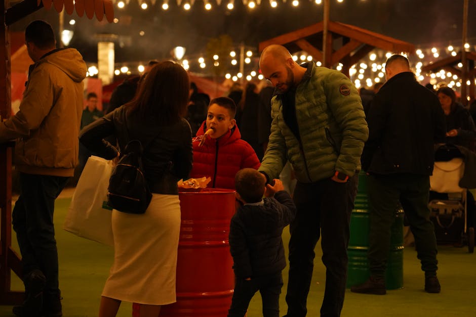 cậu bé sợ hãi trong đêm