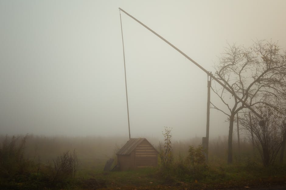 giếng nước làng quê xưa