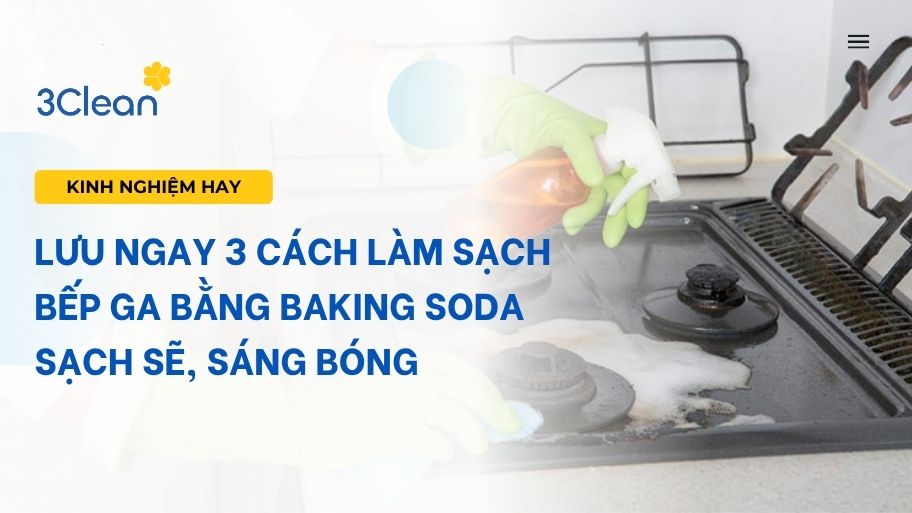baking soda làm sạch kiềng
