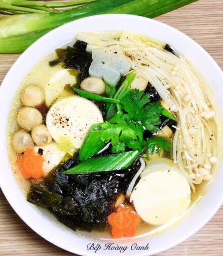 Canh nấm rong biển: Món ngon mỗi ngày thanh mát, bổ dưỡng, dễ làm