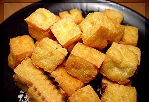 đậu hũ chiên vàng