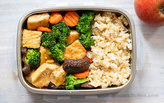 đậu phụ sốt teriyaki thành phẩm đậu phụ sốt teriyaki thành phẩm