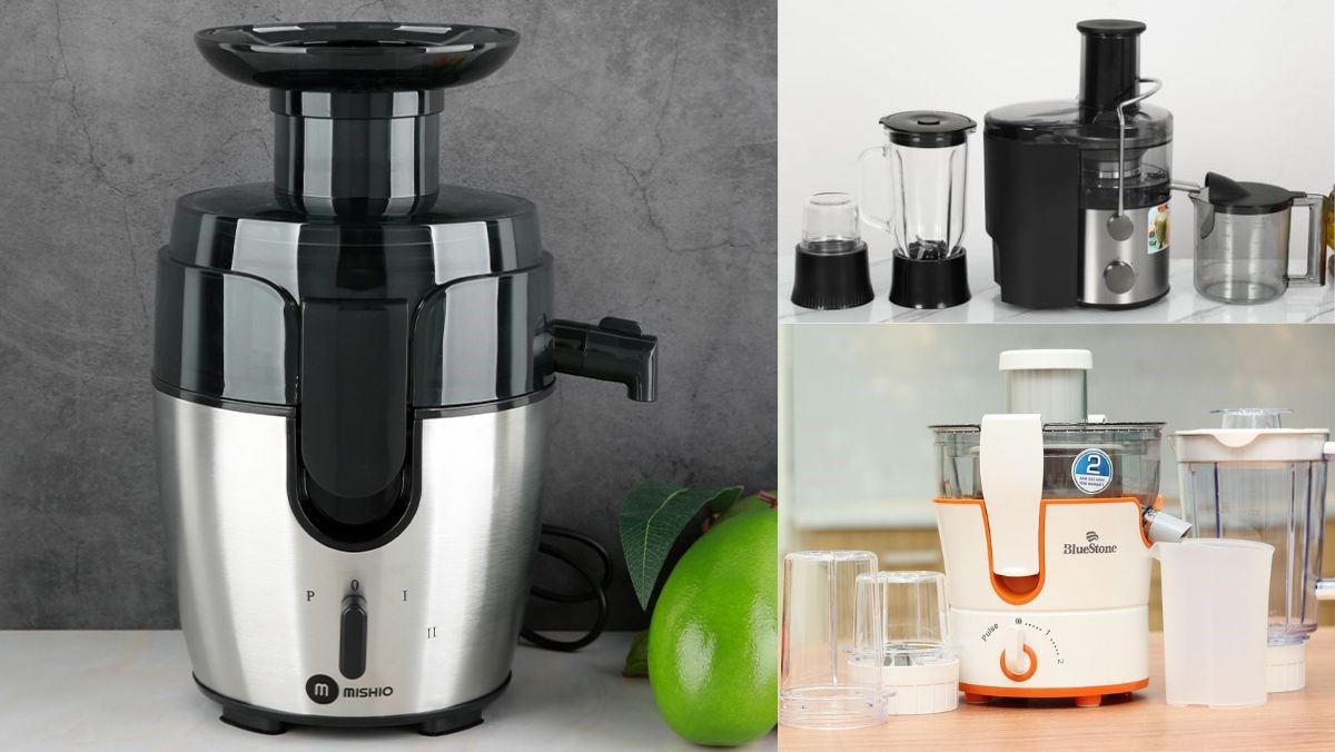 máy xay sinh tố và trái cây