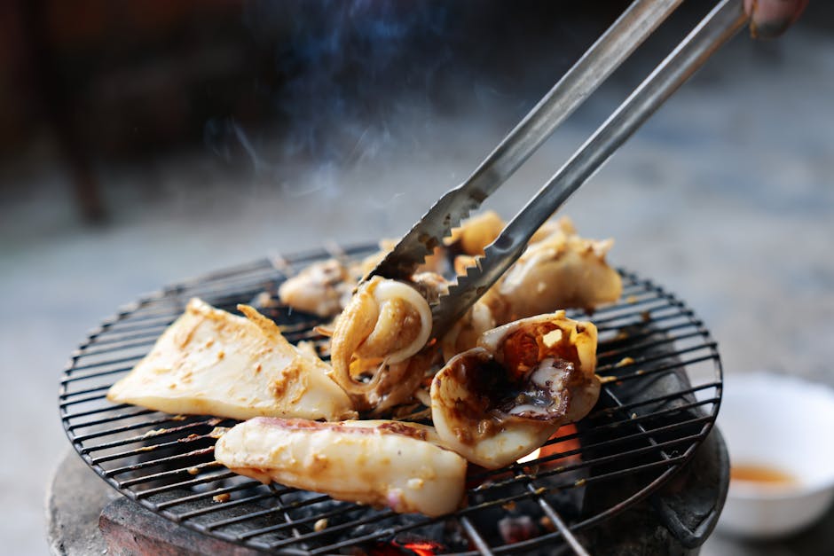 mực ướp gia vị