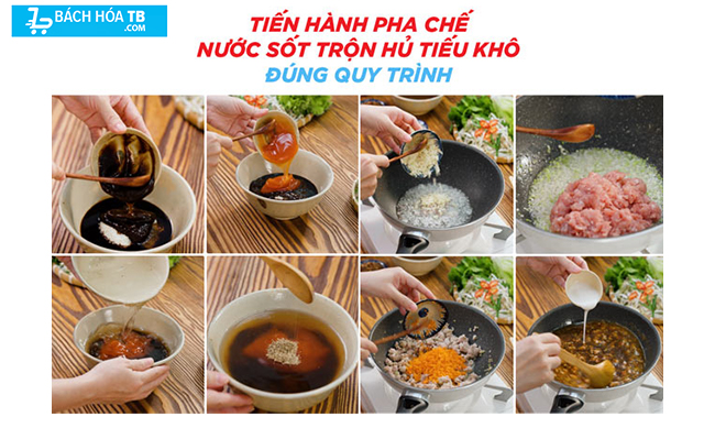 pha nước sốt