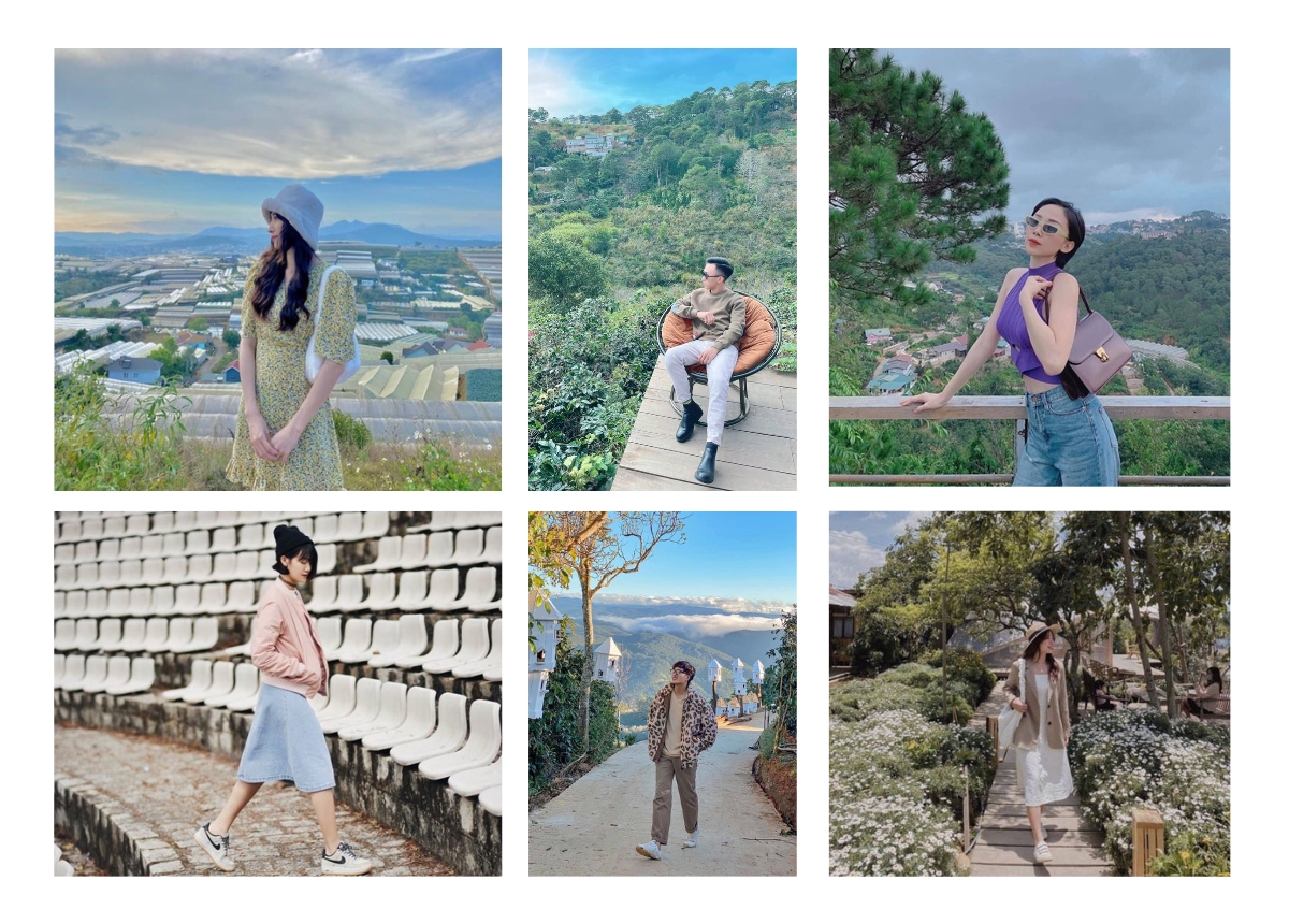 phong cách thời trang Đà Lạt