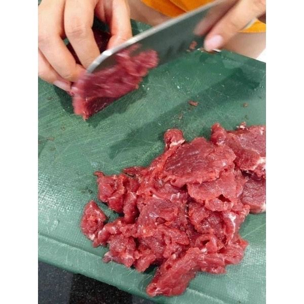 thịt bò thái mỏng