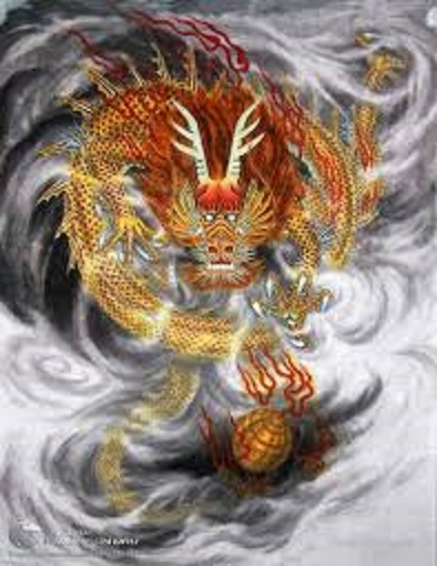 Tranh vẽ rồng thiếu mắt