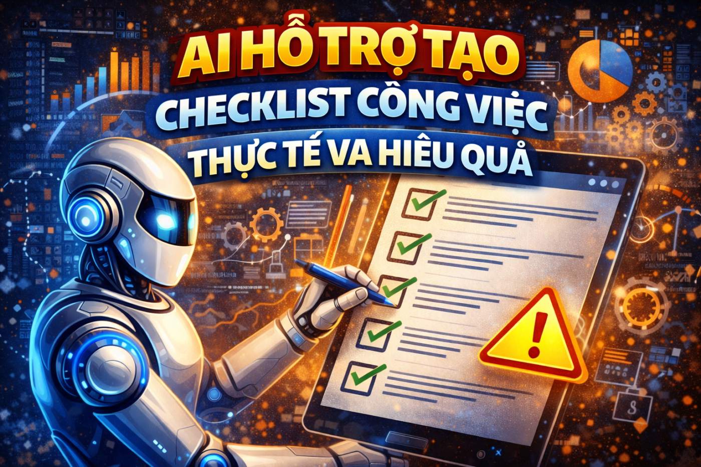 AI hỗ trợ tạo checklist công việc: Thực tế và hiệu quả