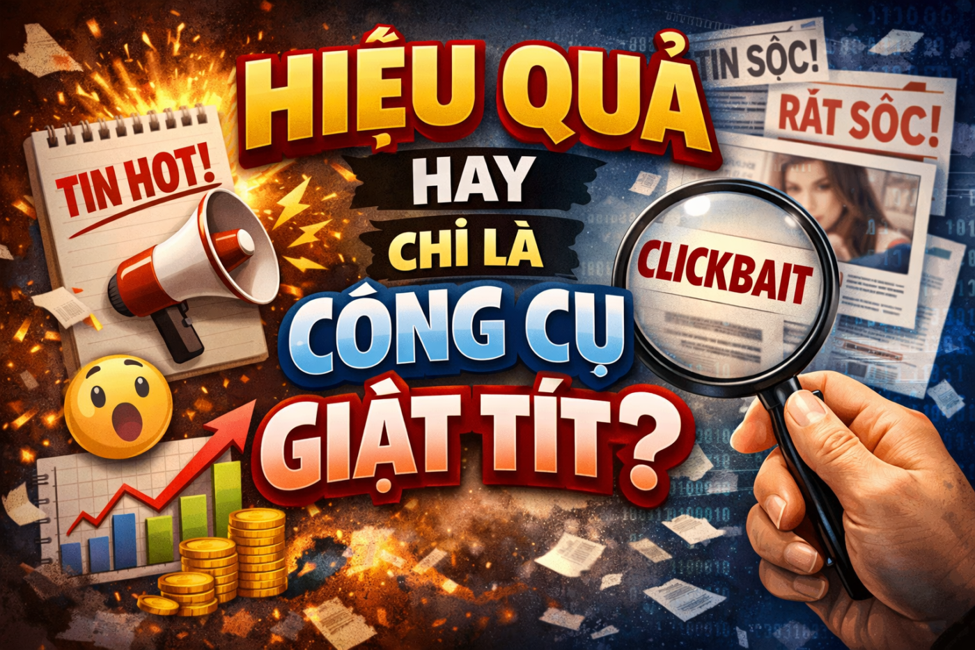 Dùng AI viết tiêu đề: Hiệu quả hay chỉ là công cụ giật tít?