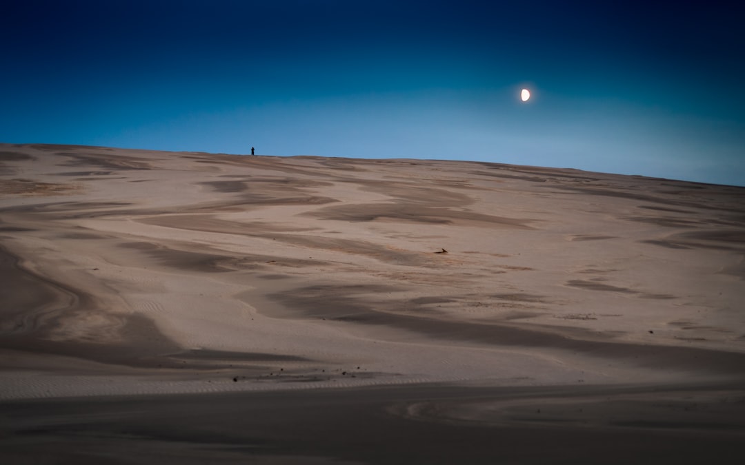 đồi cát hoang vắng đêm trăng