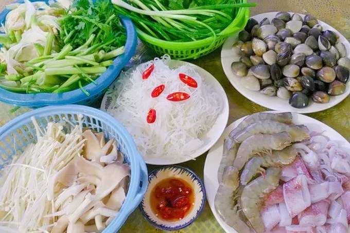 Lẩu hải sản tại nhà