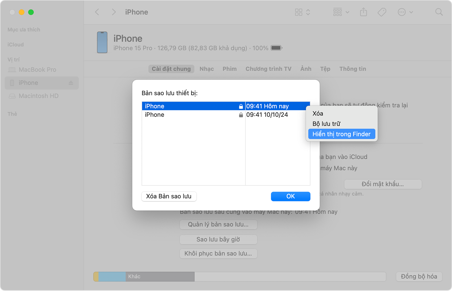 Màn hình hiển thị cửa sổ quản lý tác vụ của Windows