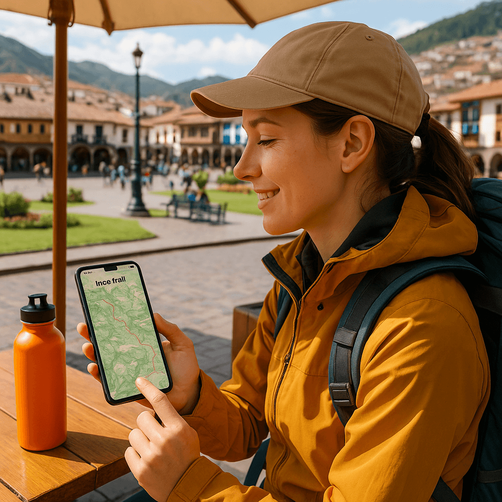 Lịch trình du lịch trên máy tính bảng