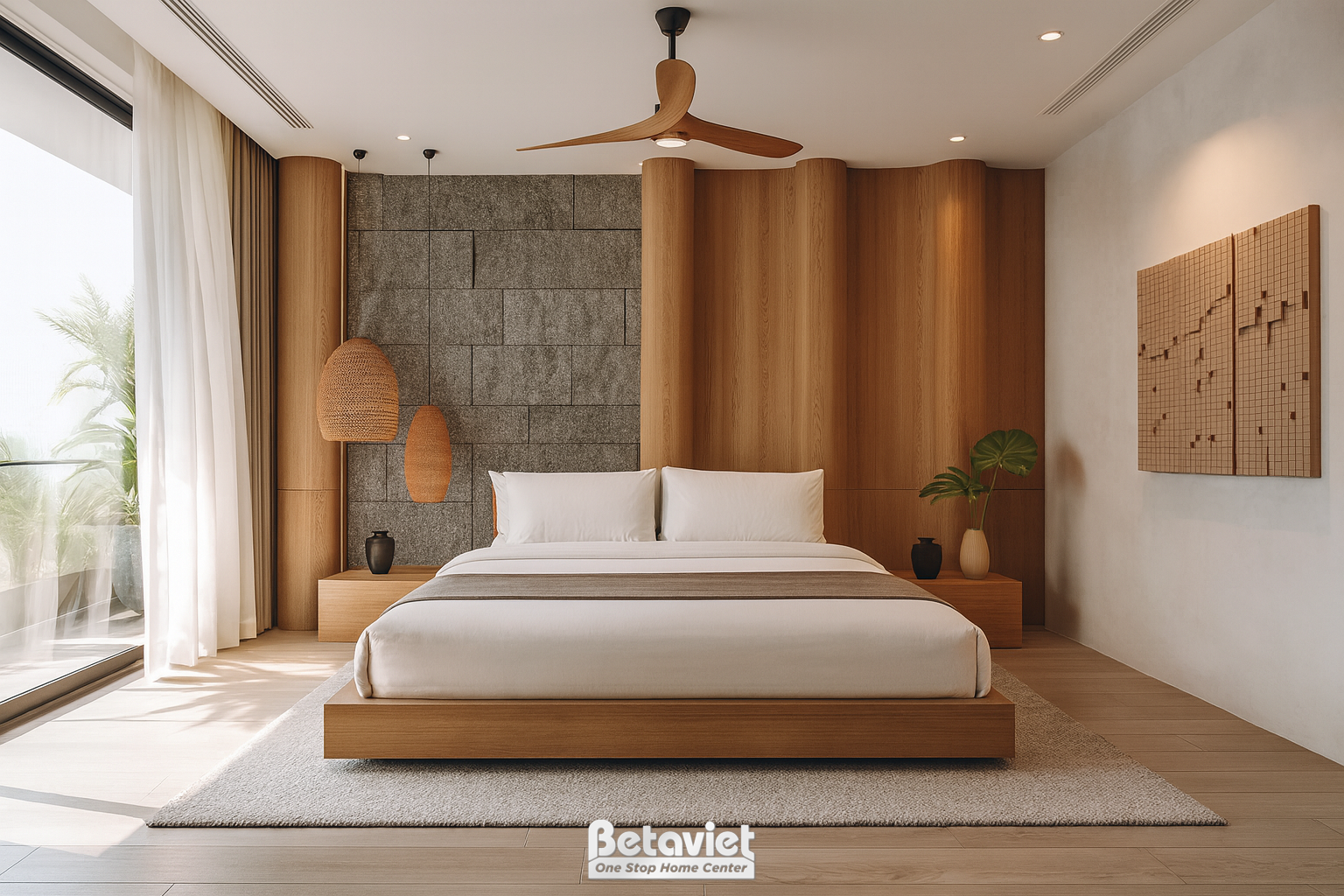 Phòng ngủ khách sạn Standard gọn gàng