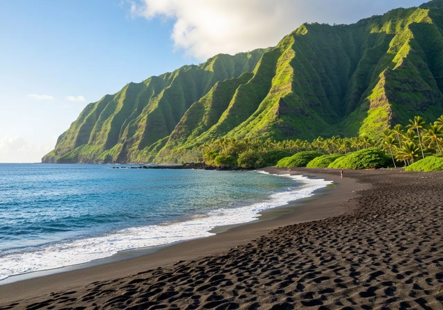 Người đang thoa kem chống nắng lên cánh tay trên bãi biển