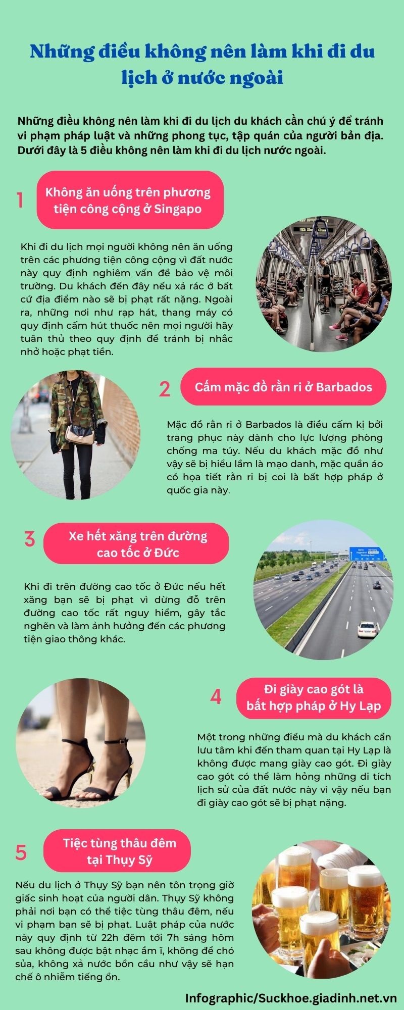 Những điều nên tránh khi du lịch nước ngoài để chuyến đi suôn sẻ